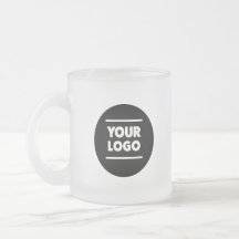 Logo customisé Verre givrée Boire Mug