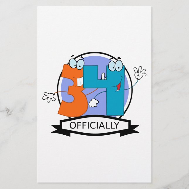 Logo d'anniversaire officiel 34 (Devant)