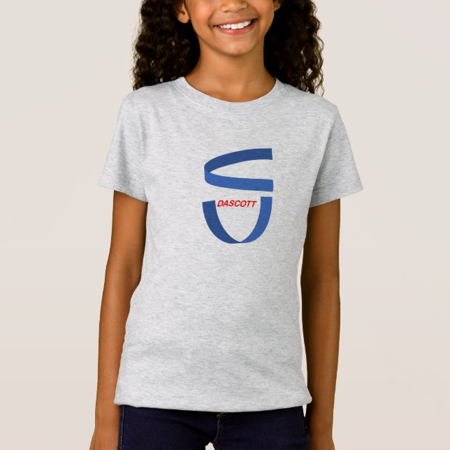 Logo DASCOTT Design de T-shirts pour filles (Devant)