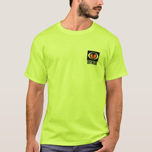 Logo d'avant de T-shirt de VERT de SÉCURITÉ de (Devant)