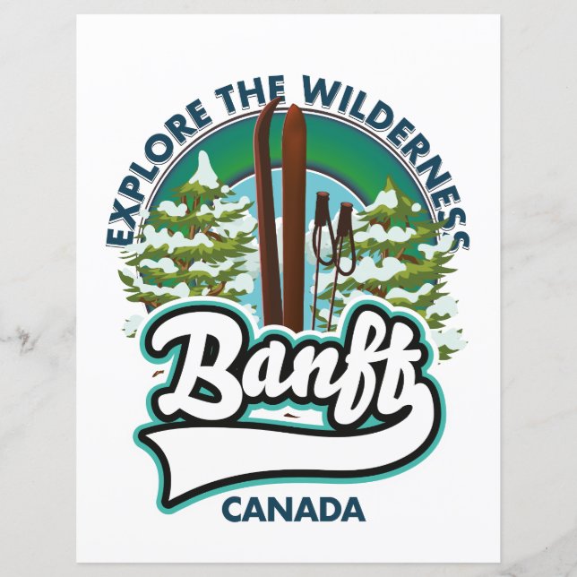 logo de Banff Canada pour skier (Devant)