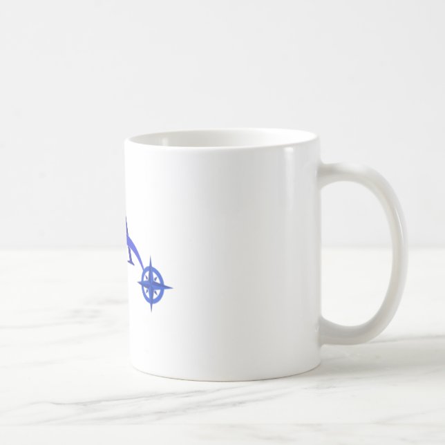 Logo de bateau : Tasse ascendante de logo de (Droite)