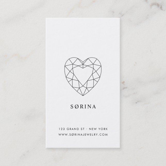 Logo de bijoux Sørina Moonstone Carte de visite (Devant)