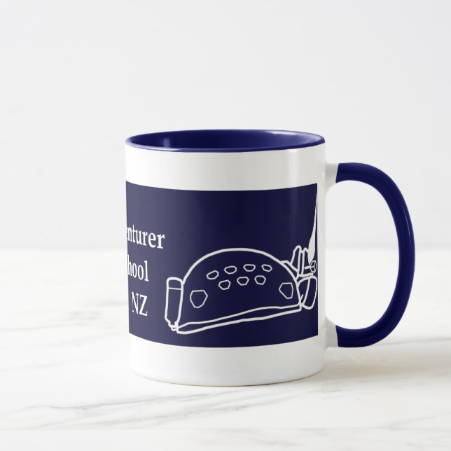 Logo de bleu de tasse de _de NVCS Waitomo (Droite)