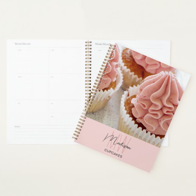 Logo de boulangerie avec monogramme Photo Rose (Devant avec enveloppe)
