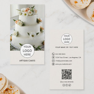 Logo de Boulangerie de Gâteaux Carte de Visite Pho