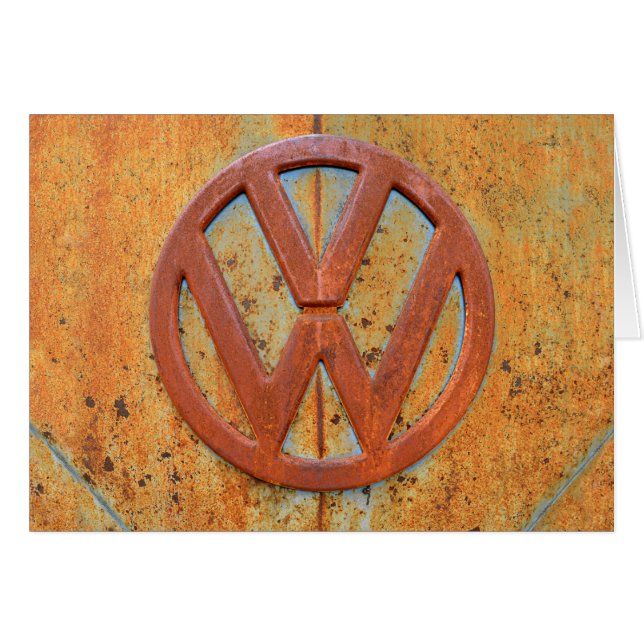 Logo de bus Vintage rouillé (Devant horizontal)
