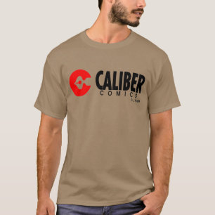 Logo de Caliber Comics tan t-shirt