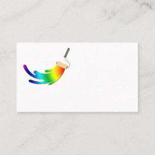 Logo de carte de visite de Blank Painting Company