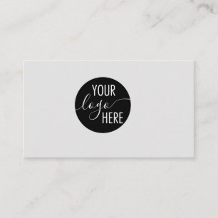 Logo de carte de visite personnalisé, Code Qr, inf