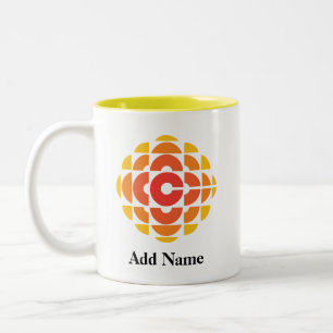Logo de CBC 1974 - Mug à deux tons personnalisé