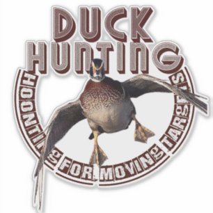 Logo de chasse au canard Sticker