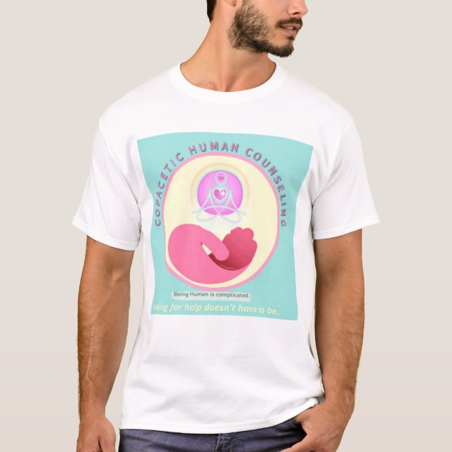 Logo de conseil humain copacétique sur un T-shirt  (Devant)
