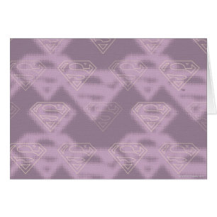 Logo de demi-ton violet supergirl
