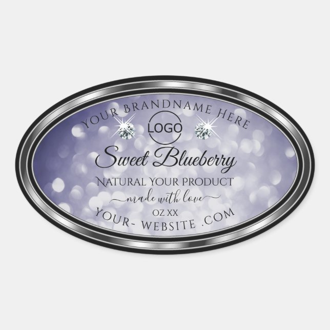 Logo de diamants Étiquettes de produits de Parties (Devant)