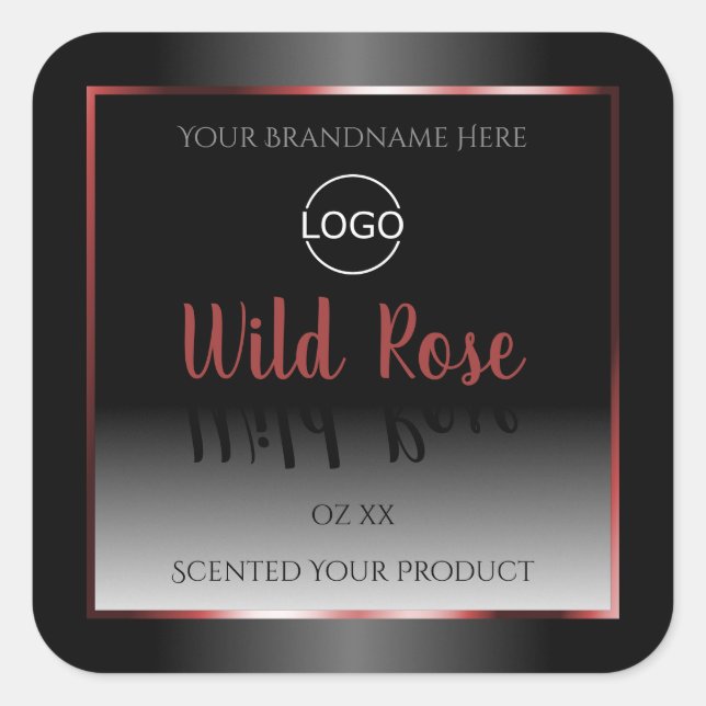 Logo de Étiquettes de produits noir et blanc (Devant)