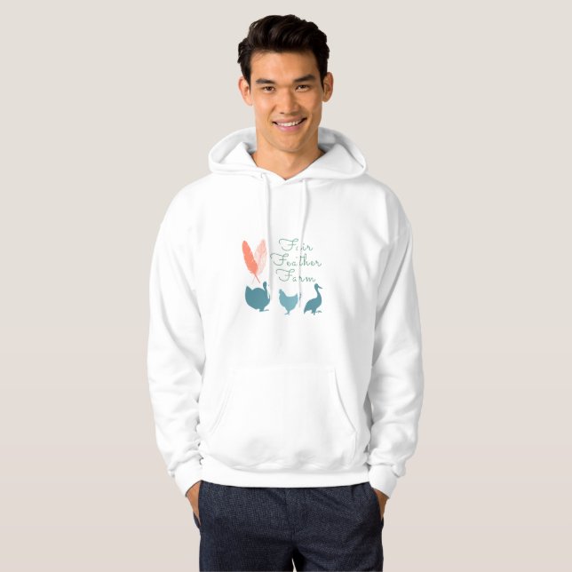 Logo de ferme de sweat - shirt à capuche (Devant entier)