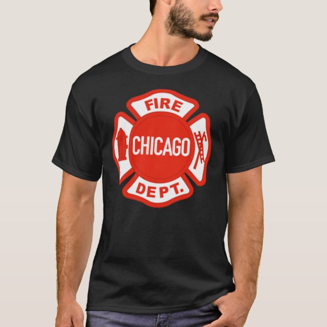 LOGO DE FEU DE CHICAGO T-shirt classique (Devant)