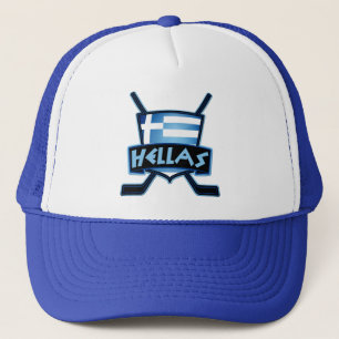 Logo de hockey sur glace de Grèce Casquette de mai