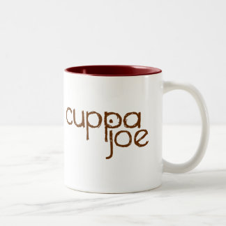 logo de Joe de tasses de thé dans le brun -