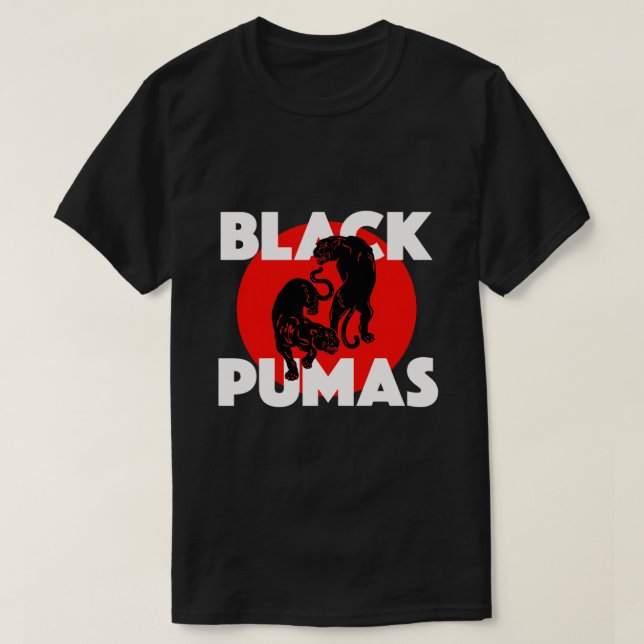 logo de la bande de pumas noir nouveau T-shirt cla (Design devant)