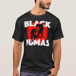logo de la bande de pumas noir nouveau T-shirt cla