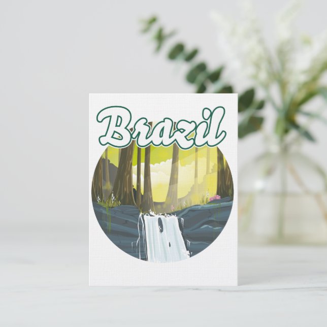 logo de la forêt tropicale brésilienne (Debout devant)