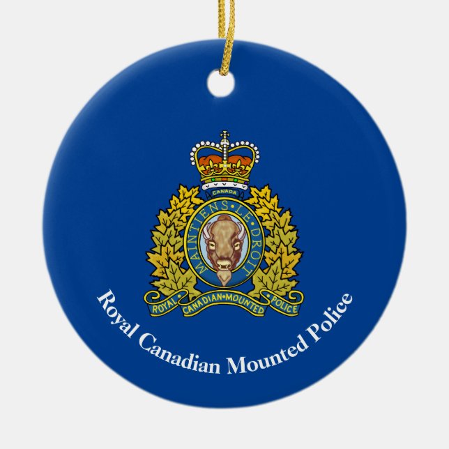 Logo de la Gendarmerie canadienne Ornement de Noël (Devant)
