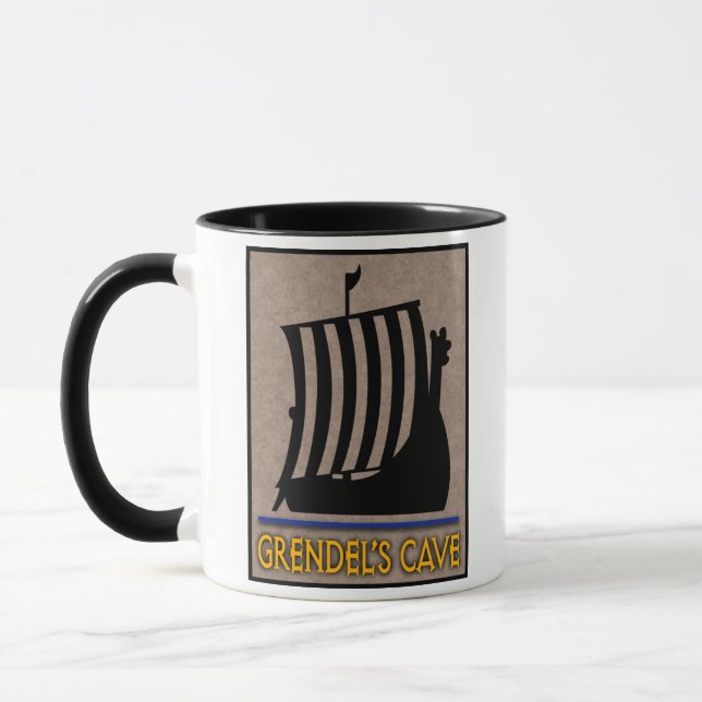 Logo de la grotte de Grendel Coffee Mug (Gauche)