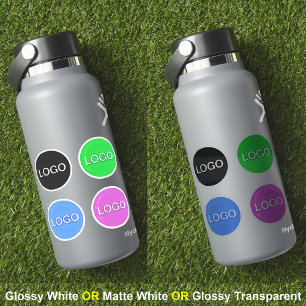 Logo de la marque sur les autocollants Clear Vinyl