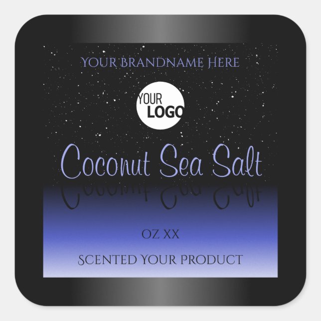 Logo de la Parties scintillant Étiquette de produi (Devant)