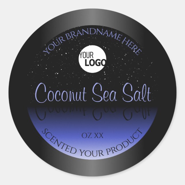 Logo de la Parties scintillant Étiquette de produi (Devant)