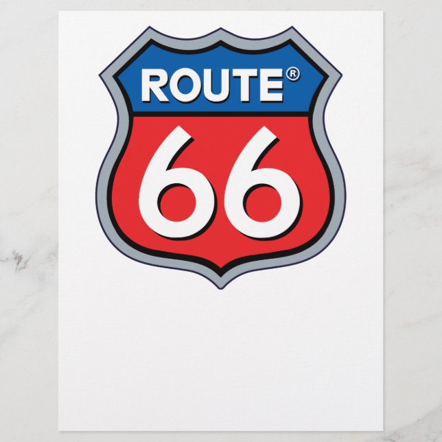 Logo de la route 66 (Devant)