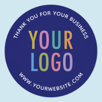 Logo de la société Blue Thank You Stickers Étiquet