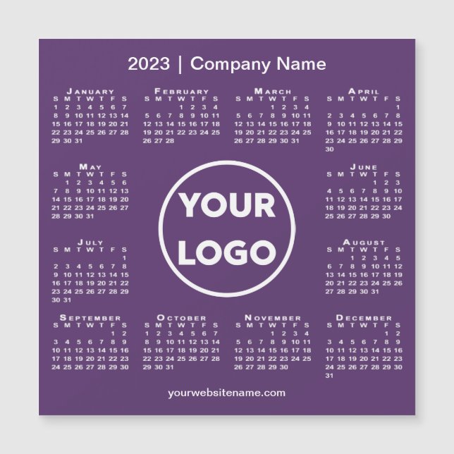 Logo de la société de calendrier moderne 2023 sur  (Devant)
