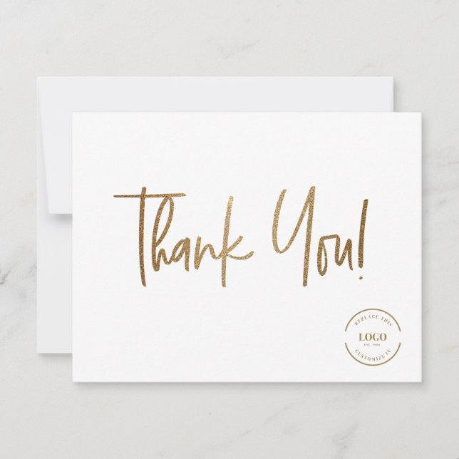 Logo de la société Simple Gold White Merci social (Devant)