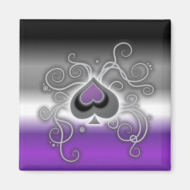 Logo de l'as spade de Geebot Aimant de la fierté c (Devant)