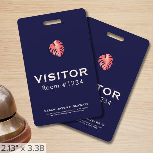 Logo de l'entreprise Badge d'entrée Hotel Resort