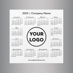Logo de l'entreprise Calendrier 2025 moderne sur M