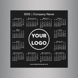 Logo de l'entreprise Calendrier 2025 sur Black Mag