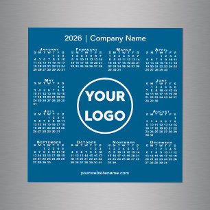 Logo de l'entreprise Calendrier 2026 sur Blue Magn