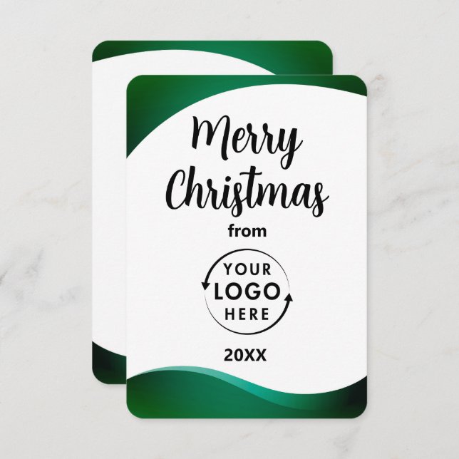 Logo de l'entreprise Cartes de voeux de Noël (Devant / Derrière)