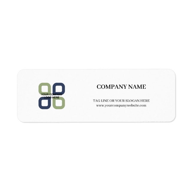 Logo de l'entreprise customisée avec Étiquette de  (Devant)