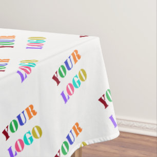 Logo de l'entreprise personnalisée ou nappe photo