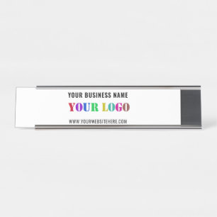 Logo de l'entreprise personnalisée Plaque de nom d