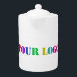 Logo de l'entreprise personnalisée Teapot promotio<br><div class="desc">Concevez votre propre entreprise personnalisée Logo Teapot Votre entreprise Promotionnel Teapots personnalisés Cadeau - Faites votre propre design - Ajoutez votre logo / image ou photo - QR Code / Texte / plus - Redimensionnez et déplacez ou supprimez et ajoutez des éléments / image avec outil de personnalisation. Choisissez /...</div>