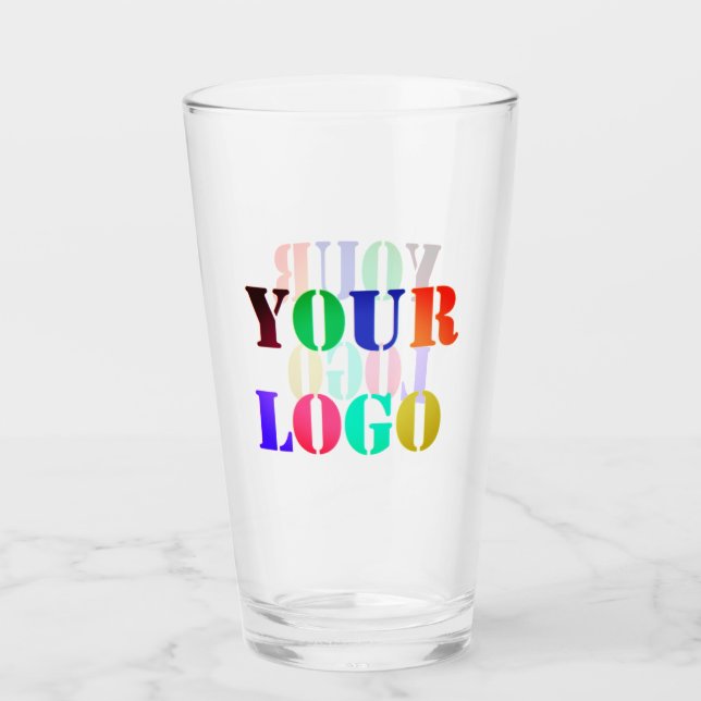 Logo de l'entreprise personnalisée Verre promotion (Devant)