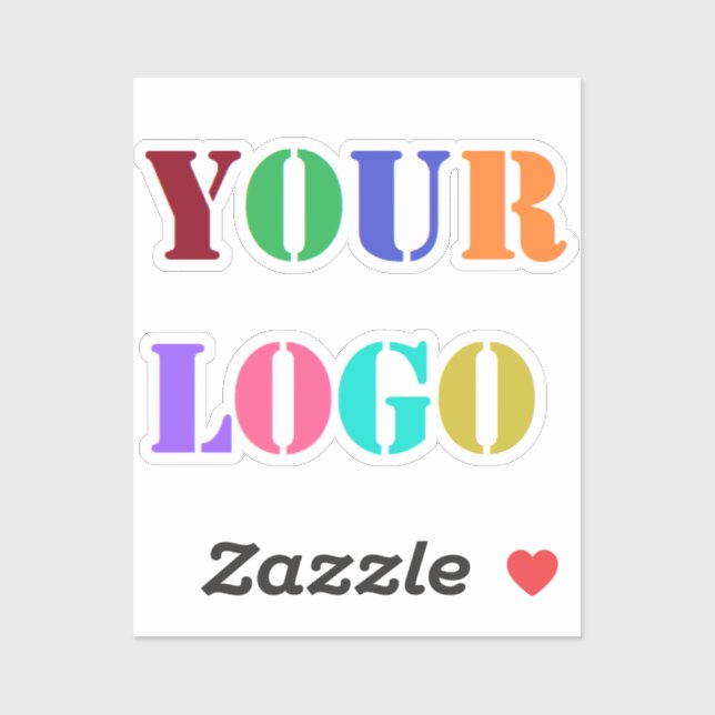 Logo de l'entreprise personnalisée Votre Sticker d (Feuille)