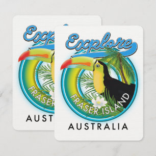 logo de l'île Fraser Australie exploration