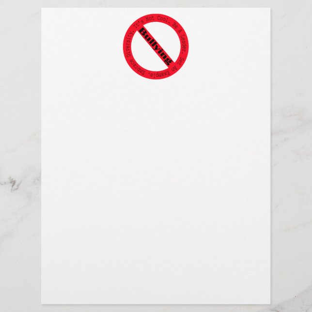 Logo de lutte contre l'intimidation par Shirley Ta (Devant)